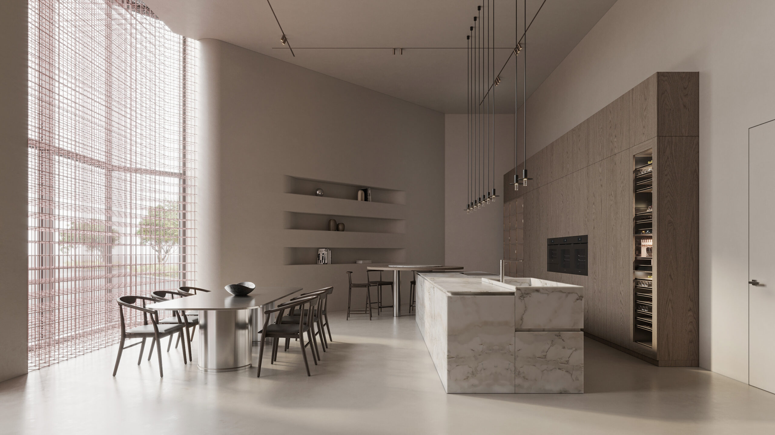 Kitchen showroom design. location: Herazliya Pituach. part 1